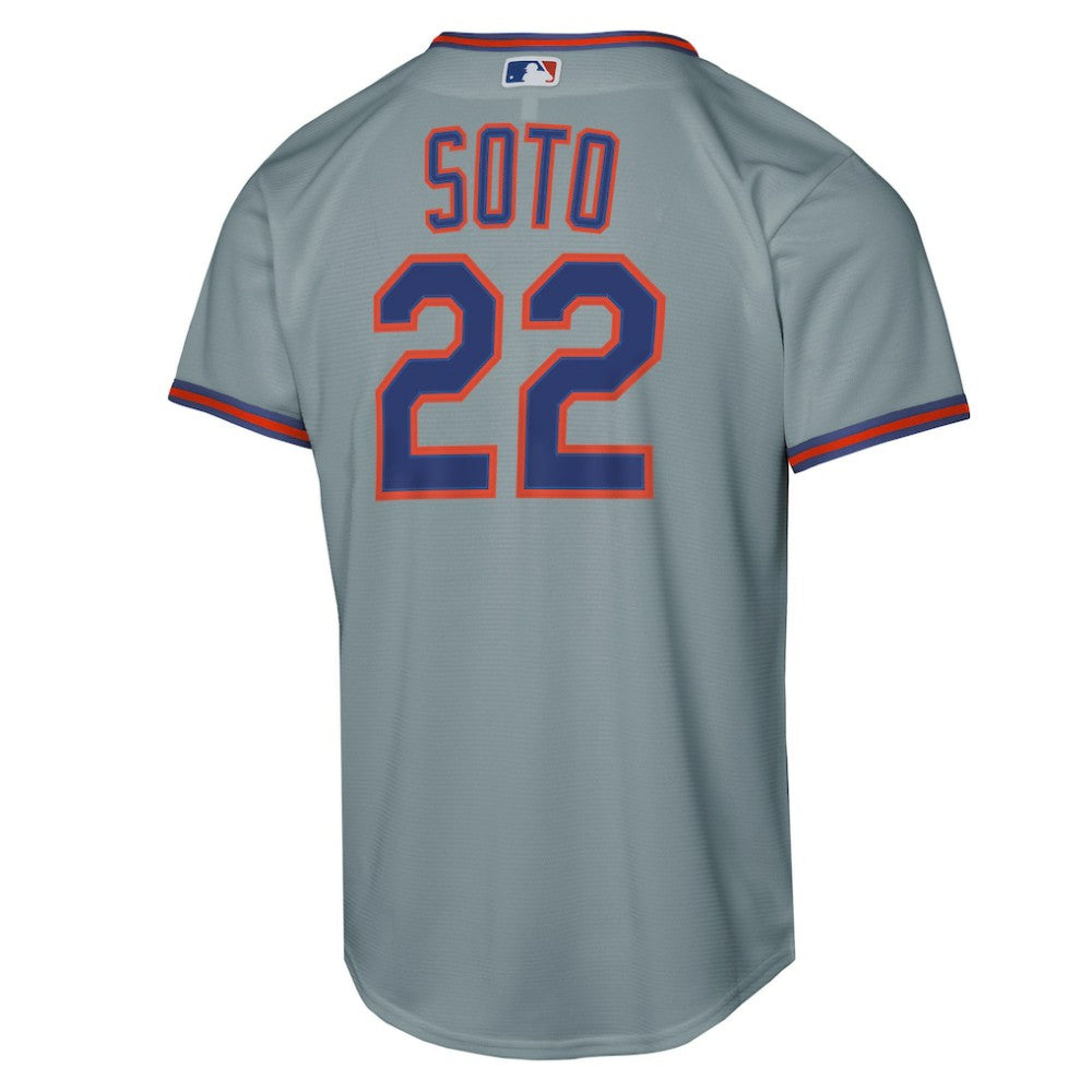 Juan Soto New York Mets Nike Youth Road Replica Jersey - Gray - Nike Lifestyle