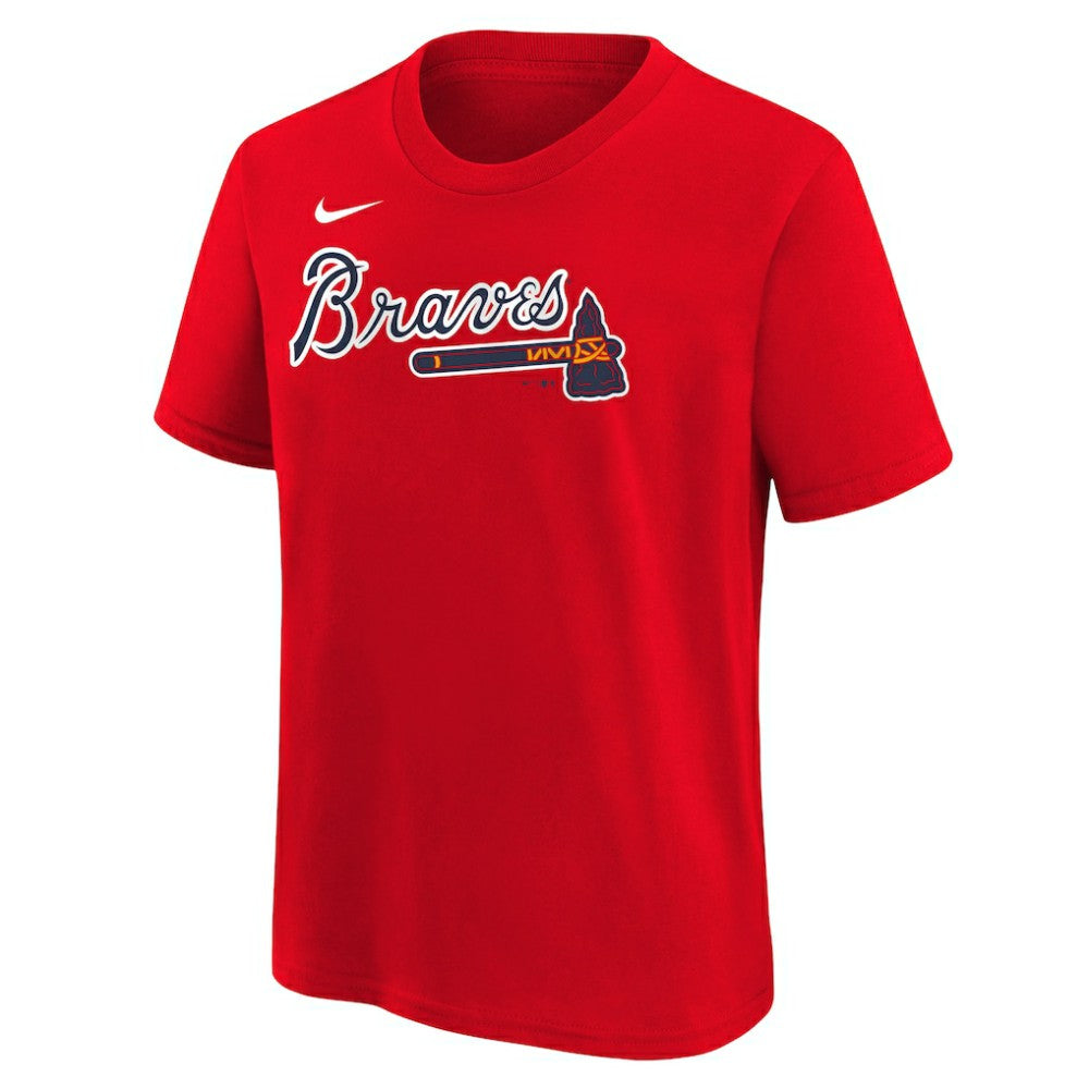 Austin Riley Atlanta Braves Nike Youth Name & Number T-Shirt - Red - Nike Online