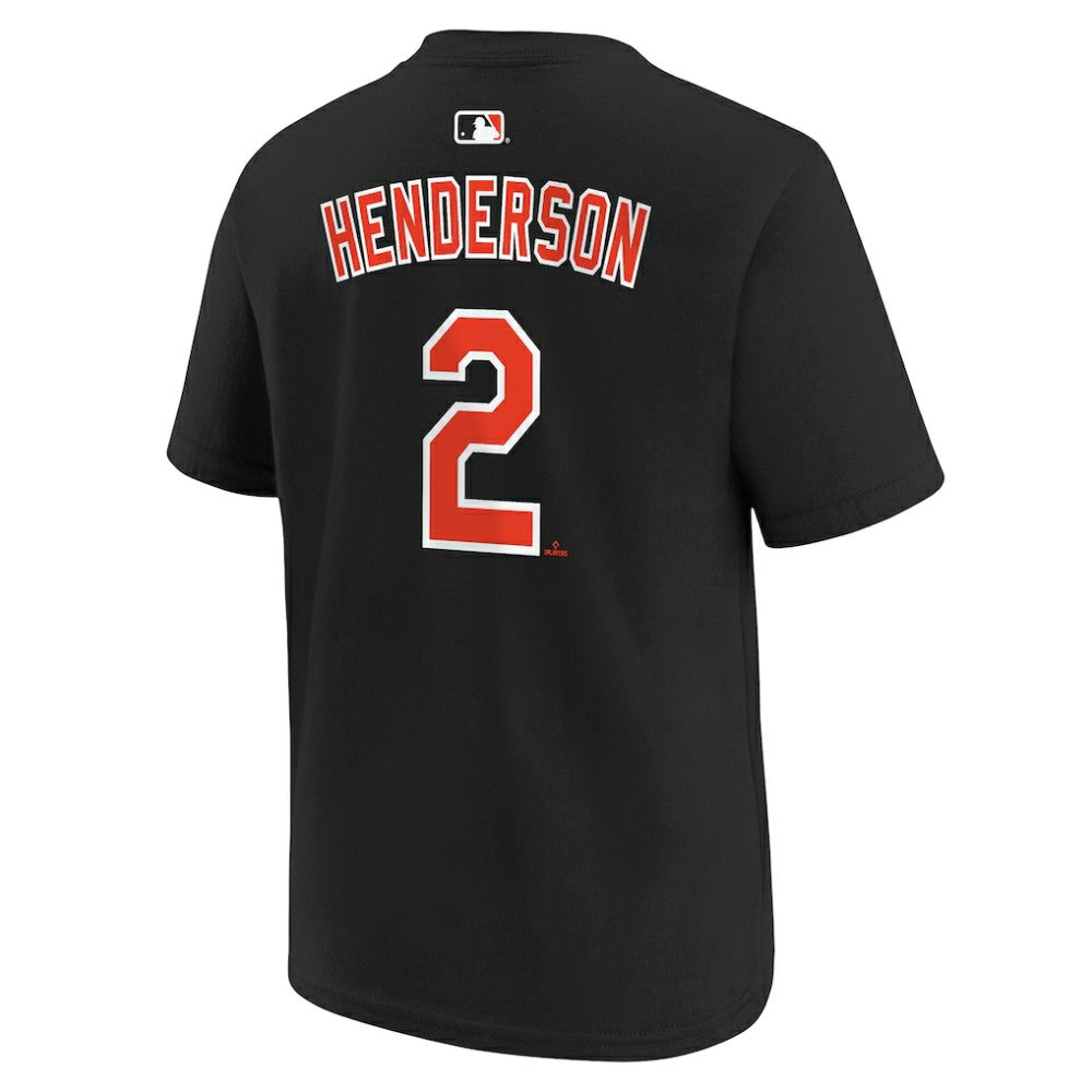 Gunnar Henderson Baltimore Orioles Nike Youth Name & Number T-Shirt - Black - Nike on Sale