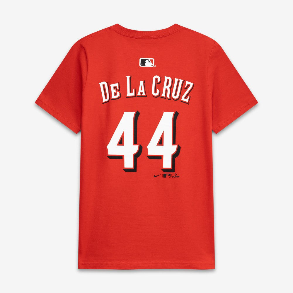 Elly De La Cruz Cincinnati Reds Nike Youth Name & Number T-Shirt - Red - Nike Online