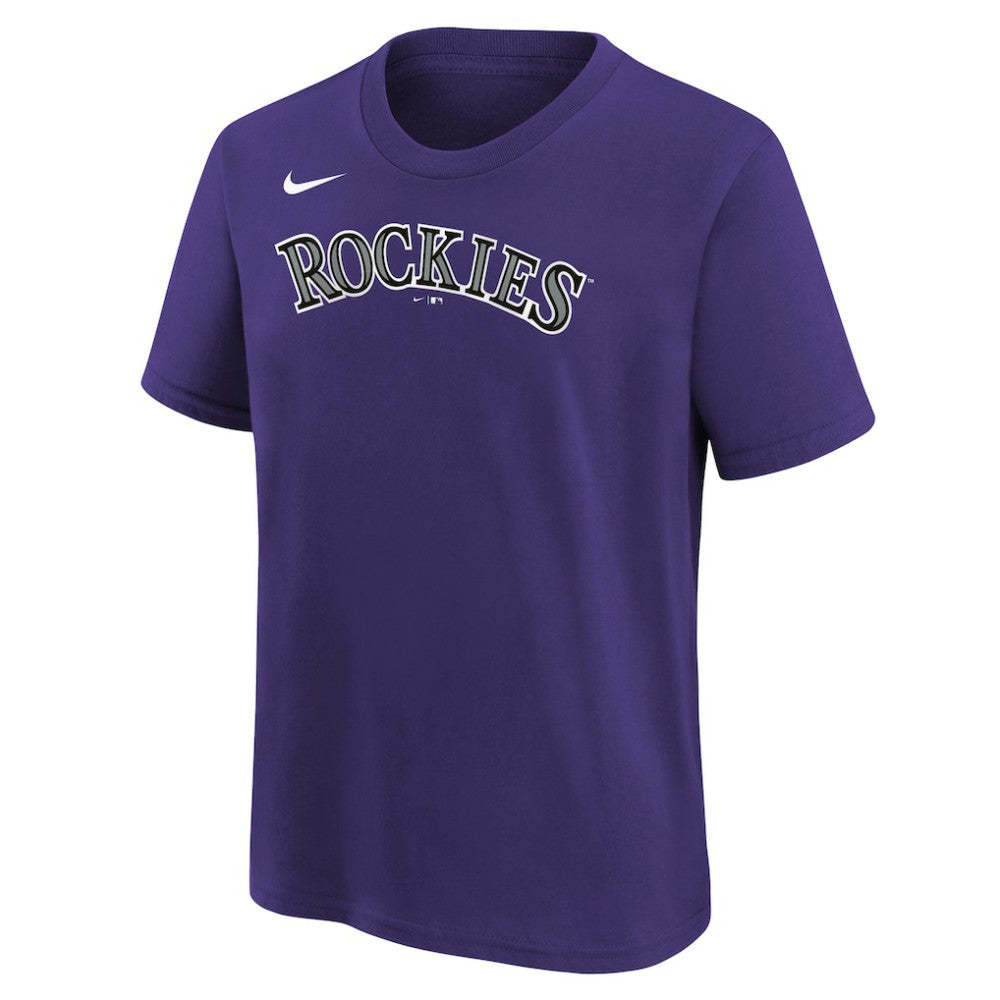 Kris Bryant Colorado Rockies Nike Youth Name & Number T-Shirt - Purple - Nike on Sale