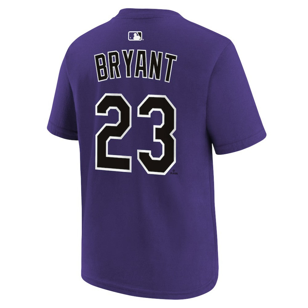 Kris Bryant Colorado Rockies Nike Youth Name & Number T-Shirt - Purple - Nike on Sale