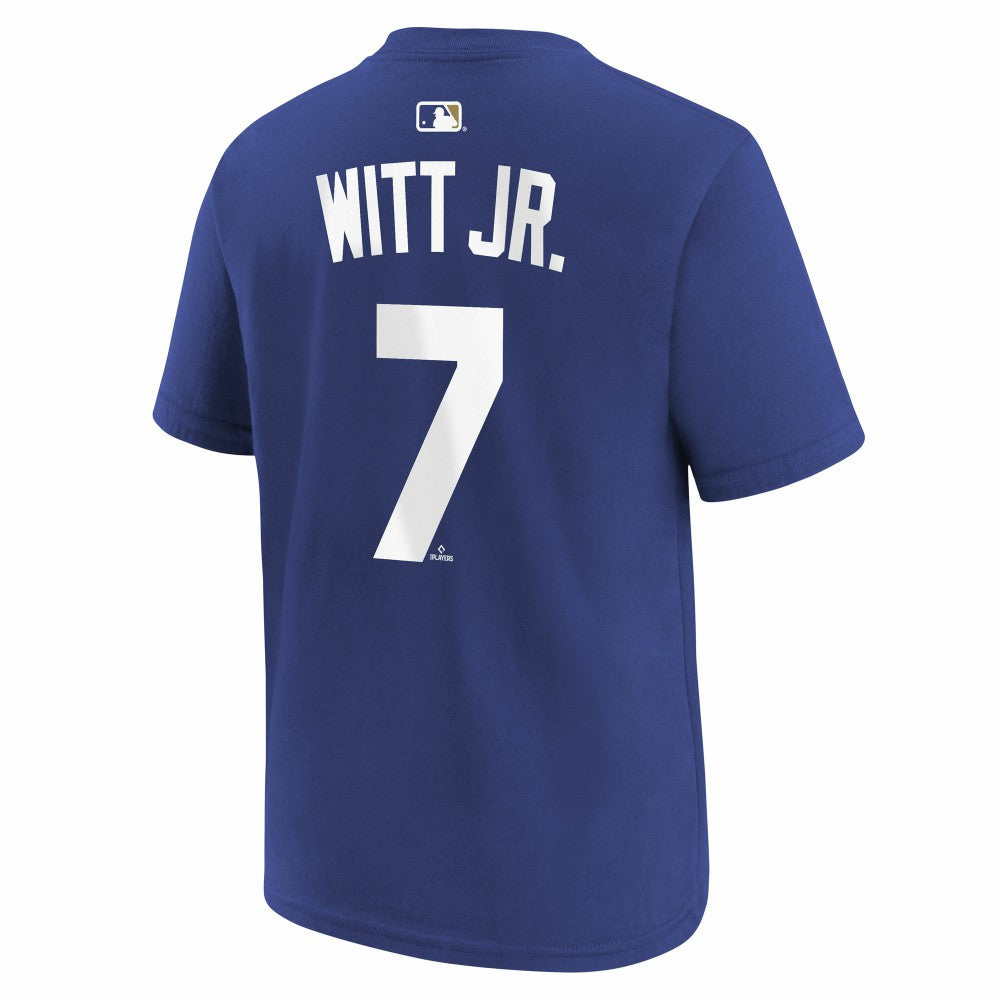 Bobby Witt Jr. Kansas City Royals Nike Youth Name & Number T-Shirt - Royal - Nike Discount