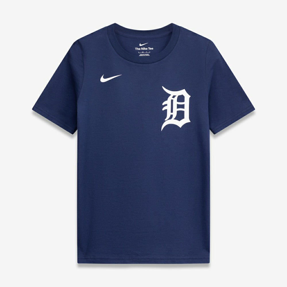 Tarik Skubal Detroit Tigers Nike Youth Name & Number T-Shirt - Navy - Nike Discount