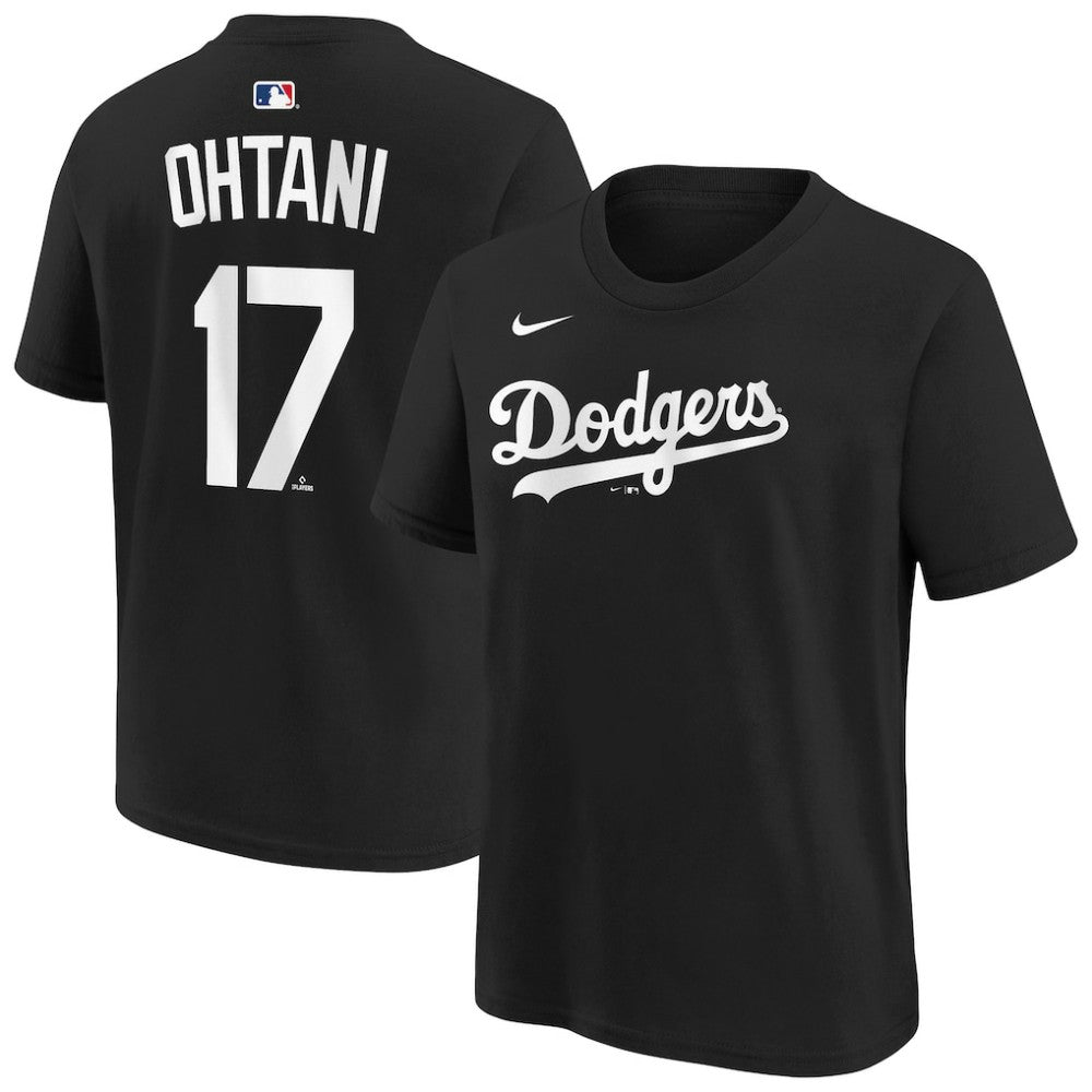 Shohei Ohtani Los Angeles Dodgers Nike Youth Name & Number T-Shirt - Black - Nike Sale