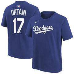 Shohei Ohtani Los Angeles Dodgers Nike Youth Name & Number T-Shirt - Royal - Nike on Sale