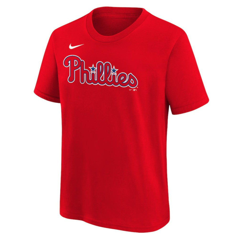 Bryce Harper Philadelphia Phillies Nike Youth Name & Number T-Shirt - Red - Nike on Sale