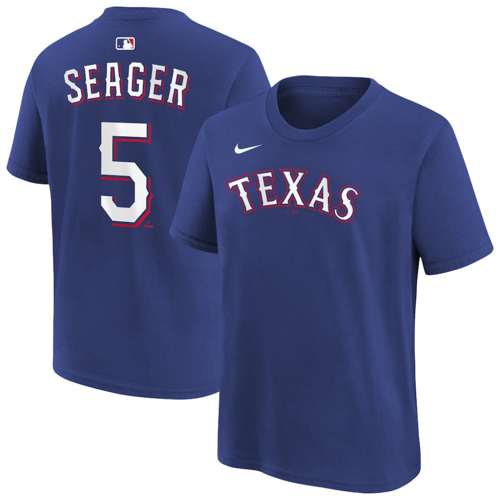 Corey Seager Texas Rangers Nike Youth Name & Number T-Shirt - Royal - Nike Discount