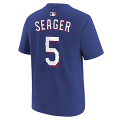 Corey Seager Texas Rangers Nike Youth Name & Number T-Shirt - Royal - Nike Discount