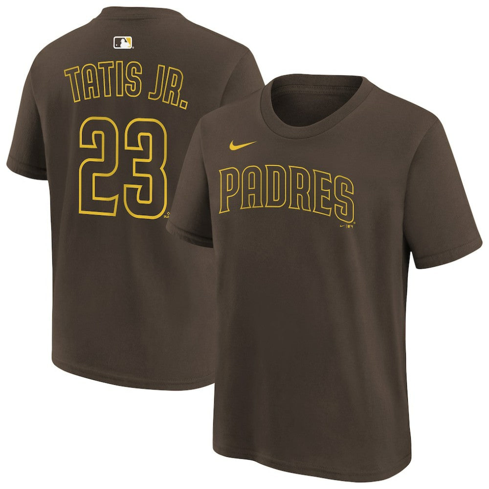 Fernando Tatis Jr. San Diego Padres Nike Youth Name & Number T-Shirt - Brown - Nike Sale