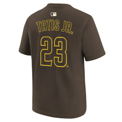 Fernando Tatis Jr. San Diego Padres Nike Youth Name & Number T-Shirt - Brown - Nike Sale