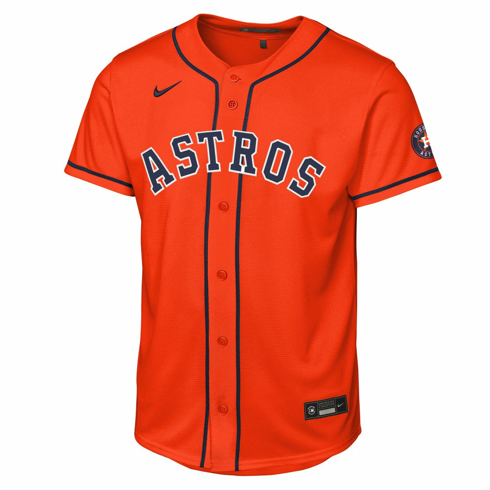 Houston Astros Nike Youth Alternate Stadium Jersey - Orange - Nike Lifestyle