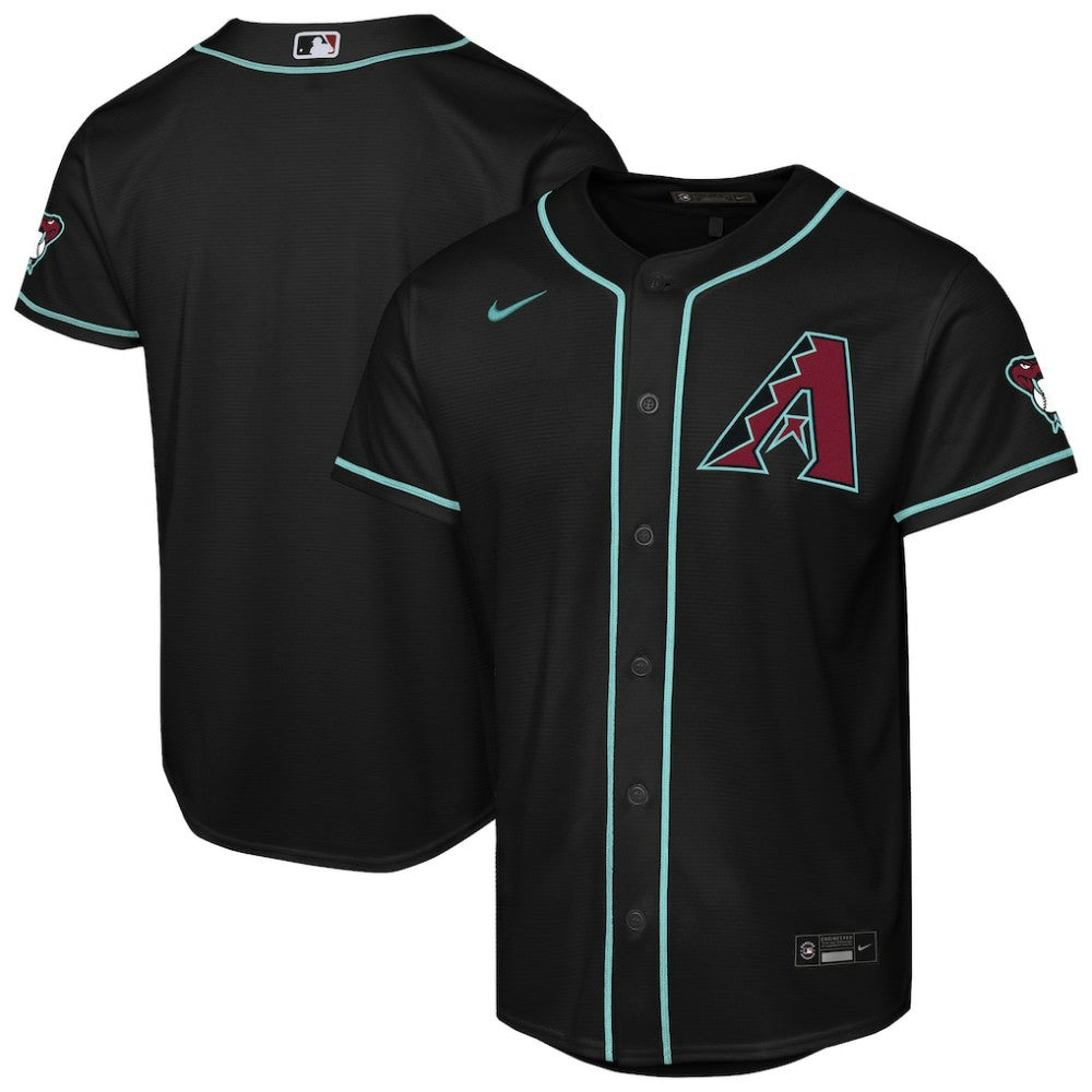 Arizona Diamondbacks Nike Youth Alternate Stadium Jersey - Black - Nike Lifestyle