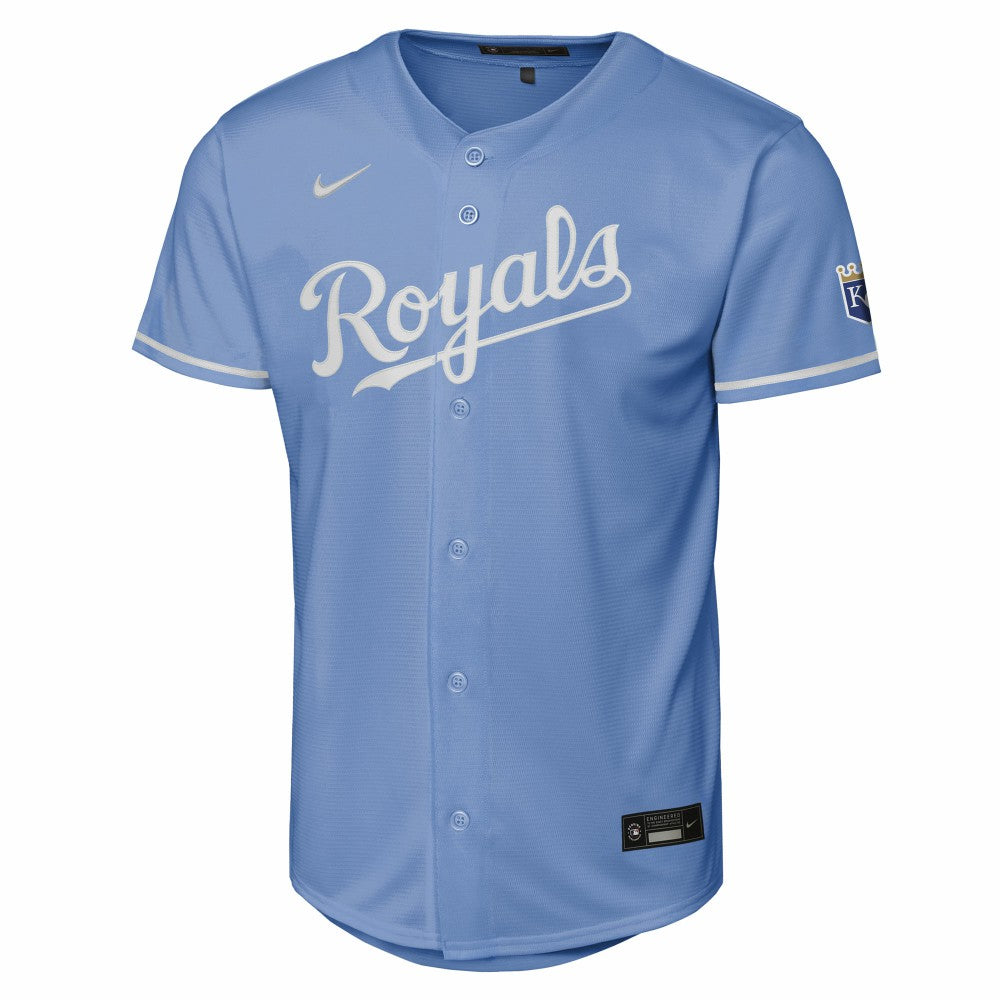 Kansas City Royals Nike Youth Alternate Stadium Jersey - Light Blue - Nike Lifestyle