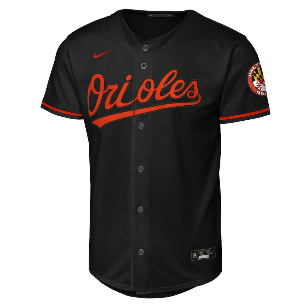 Baltimore Orioles Nike Youth Alternate Stadium Jersey - Black - Nike Discount