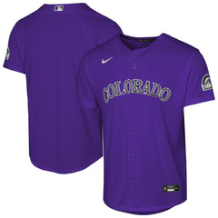Colorado Rockies Nike Youth Alternate 2 Stadium Jersey - Purple - Nike Online