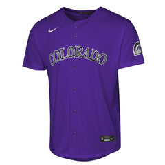Colorado Rockies Nike Youth Alternate 2 Stadium Jersey - Purple - Nike Online