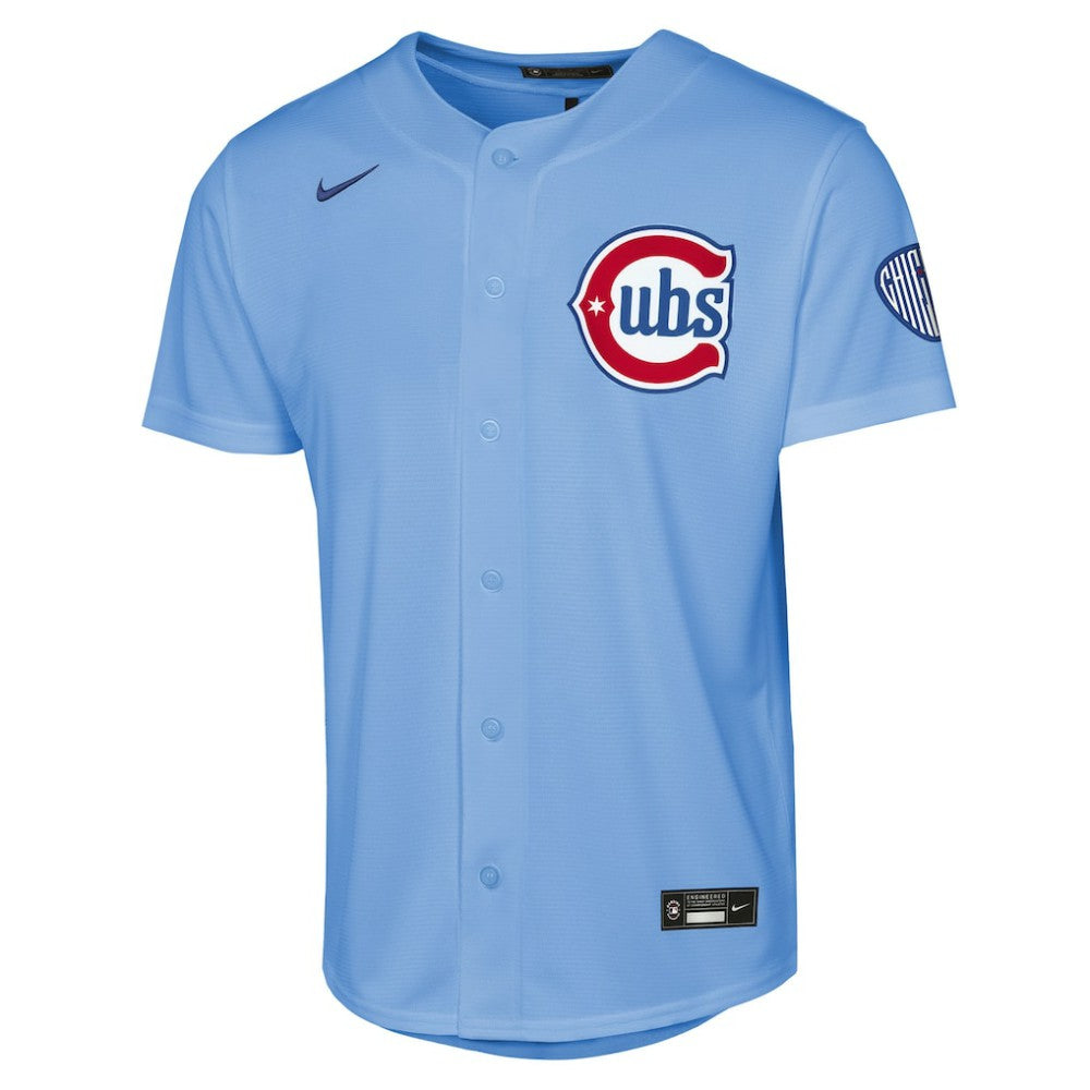 Chicago Cubs Nike Youth Alternate 2 Stadium Jersey - Light Blue - Nike Discount