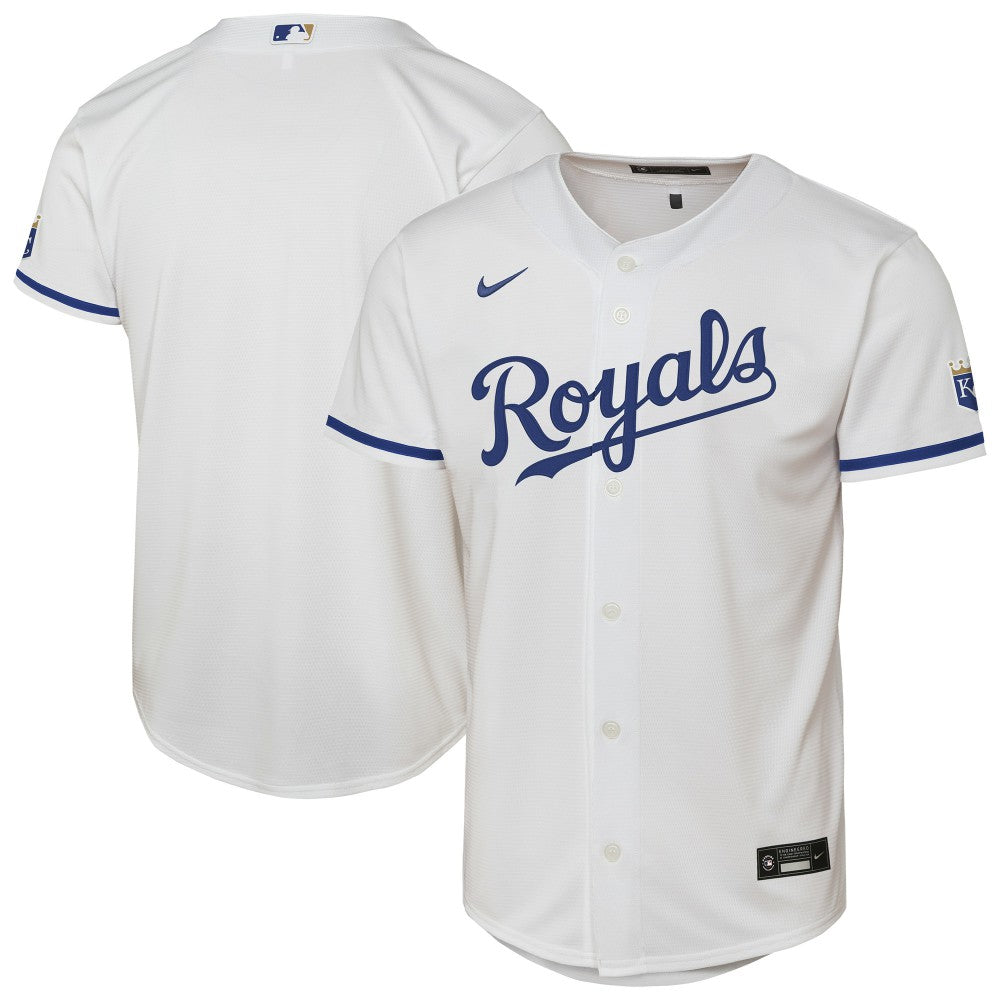 Kansas City Royals Nike Youth Home Stadium Jersey - White - Nike Lifestyle