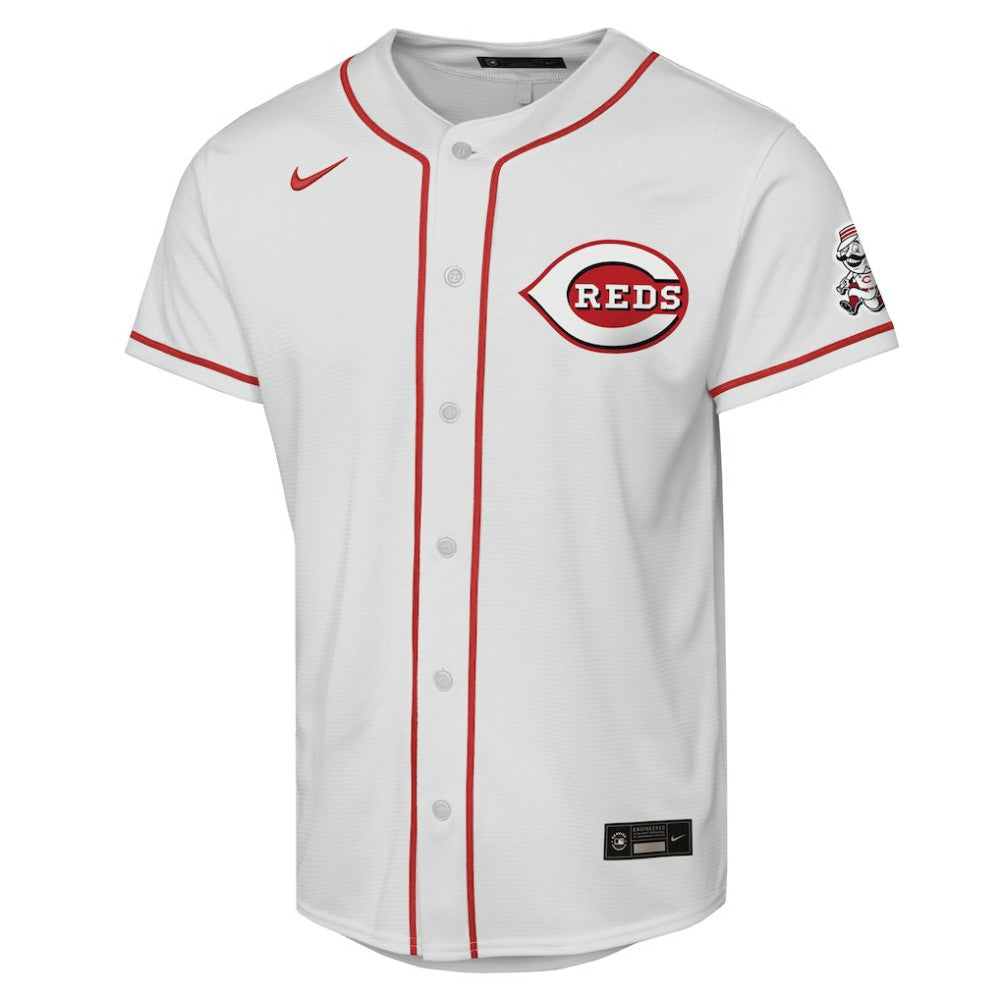 Cincinnati Reds Nike Youth Home Stadium Jersey - White - Nike Lifestyle