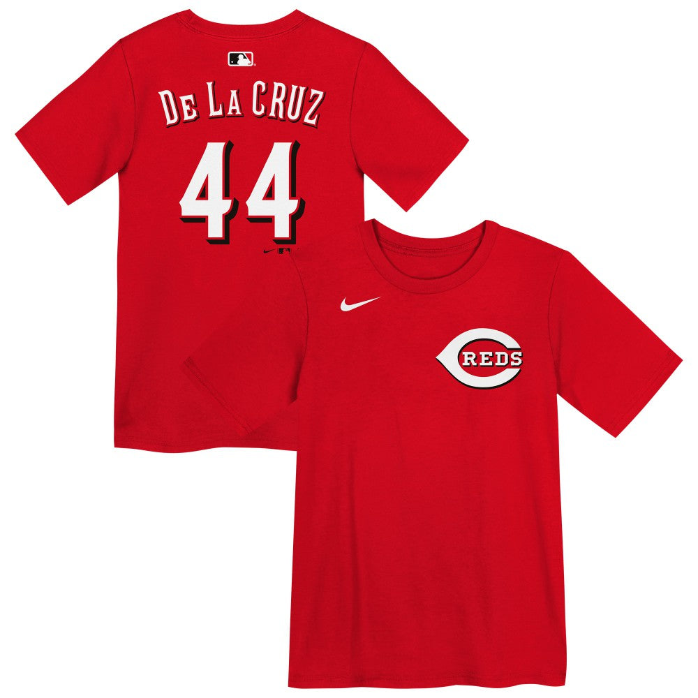 Elly De La Cruz Cincinnati Reds Preschool Name & Number T-Shirt - Red - MLB Discount