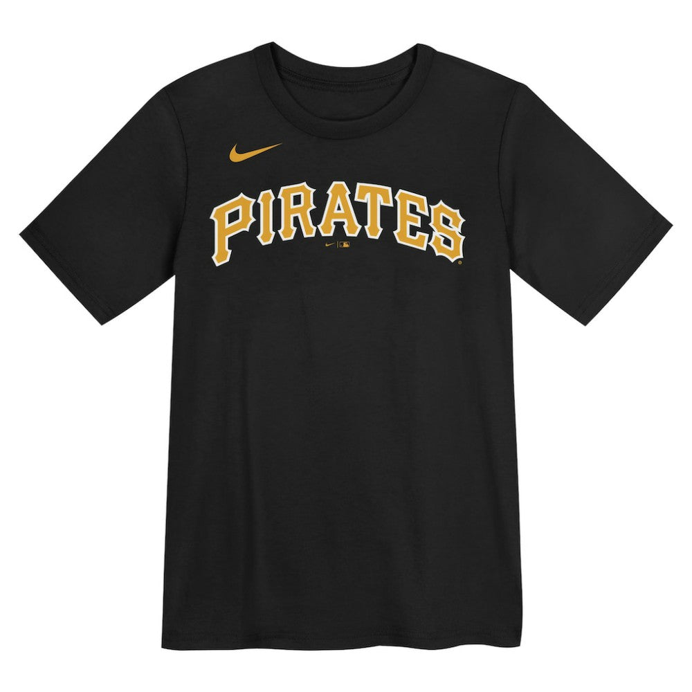 Paul Skenes Pittsburgh Pirates Nike Preschool Name & Number T-Shirt - Black - Nike Lifestyle