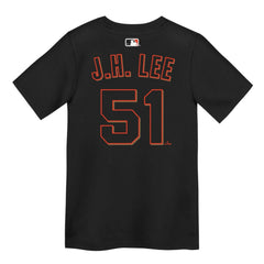Jung Hoo Lee San Francisco Giants Nike Preschool Name & Number T-Shirt - Black - Nike Sale