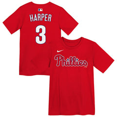 Bryce Harper Philadelphia Phillies Nike Preschool Name & Number T-Shirt - Red - Nike Sale