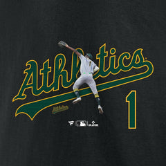 Denzel Clarke Athletics Graphic Player T-Shirt - Black - MLB Sale
