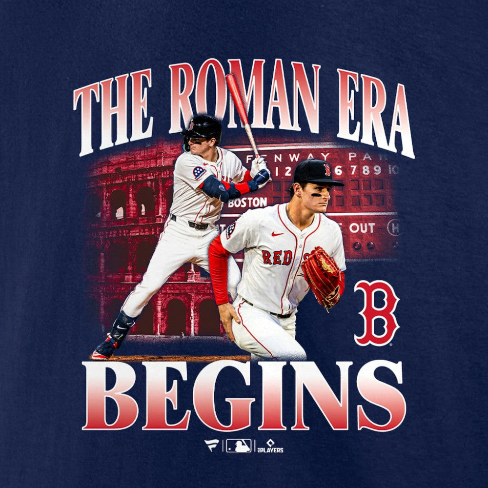 Roman Anthony Boston Red Sox Graphic Player T-Shirt - Navy - MLB Discount