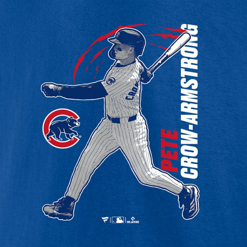 Pete Crow-Armstrong Chicago Cubs Graphic Player T-Shirt - Royal - MLB Online
