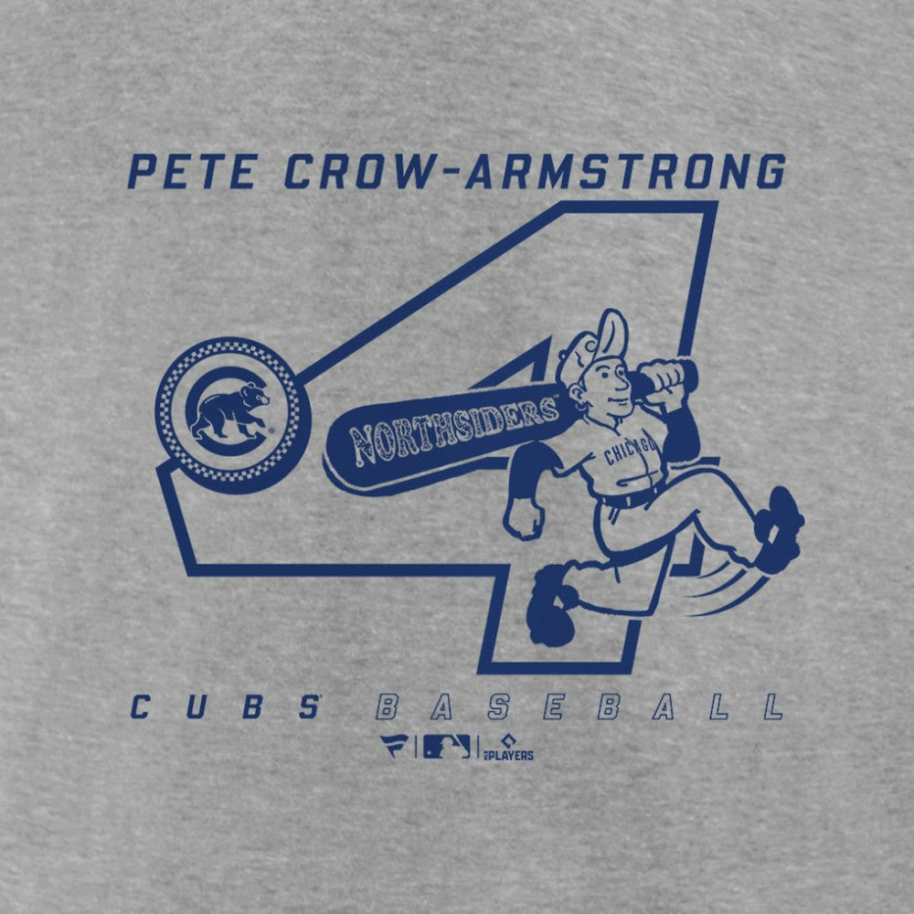 Pete Crow-Armstrong Chicago Cubs Graphic Player T-Shirt - Heather Gray - MLB Discount