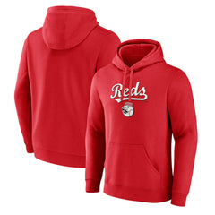 Cincinnati Reds Team Lockup Hoodie - Red - MLB on Sale