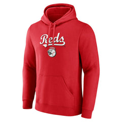 Cincinnati Reds Team Lockup Hoodie - Red - MLB on Sale