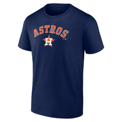 Houston Astros Team Lockup T-Shirt - Navy - MLB Lifestyle