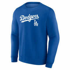 Los Angeles Dodgers Team Lockup Sweatshirt - Royal - MLB Online