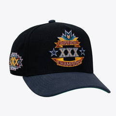 Mitchell & Ness Dallas Cowboys Super Bowl XXX Champions Lux Pro Snapback Black