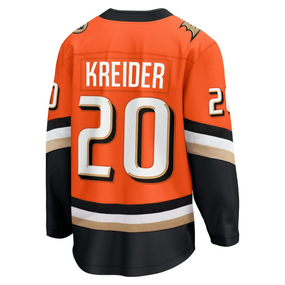 Chris Kreider Anaheim Ducks Fanatics Home Breakaway Jersey - Orange - NHL 203209490