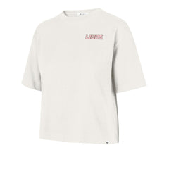 47 brand Detroit Lions '47 Women's Love Letter Reed City T-Shirt Cream