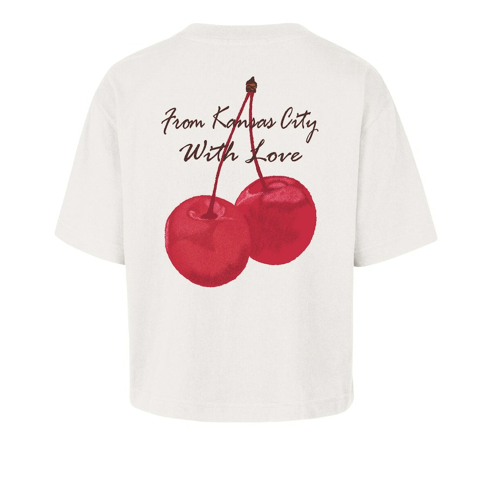 47 brand Kansas City Chiefs '47 Women's Love Letter Reed City T-Shirt Cream