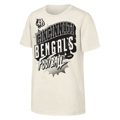 Cincinnati Bengals Outerstuff Youth Action Comic T-Shirt Natural