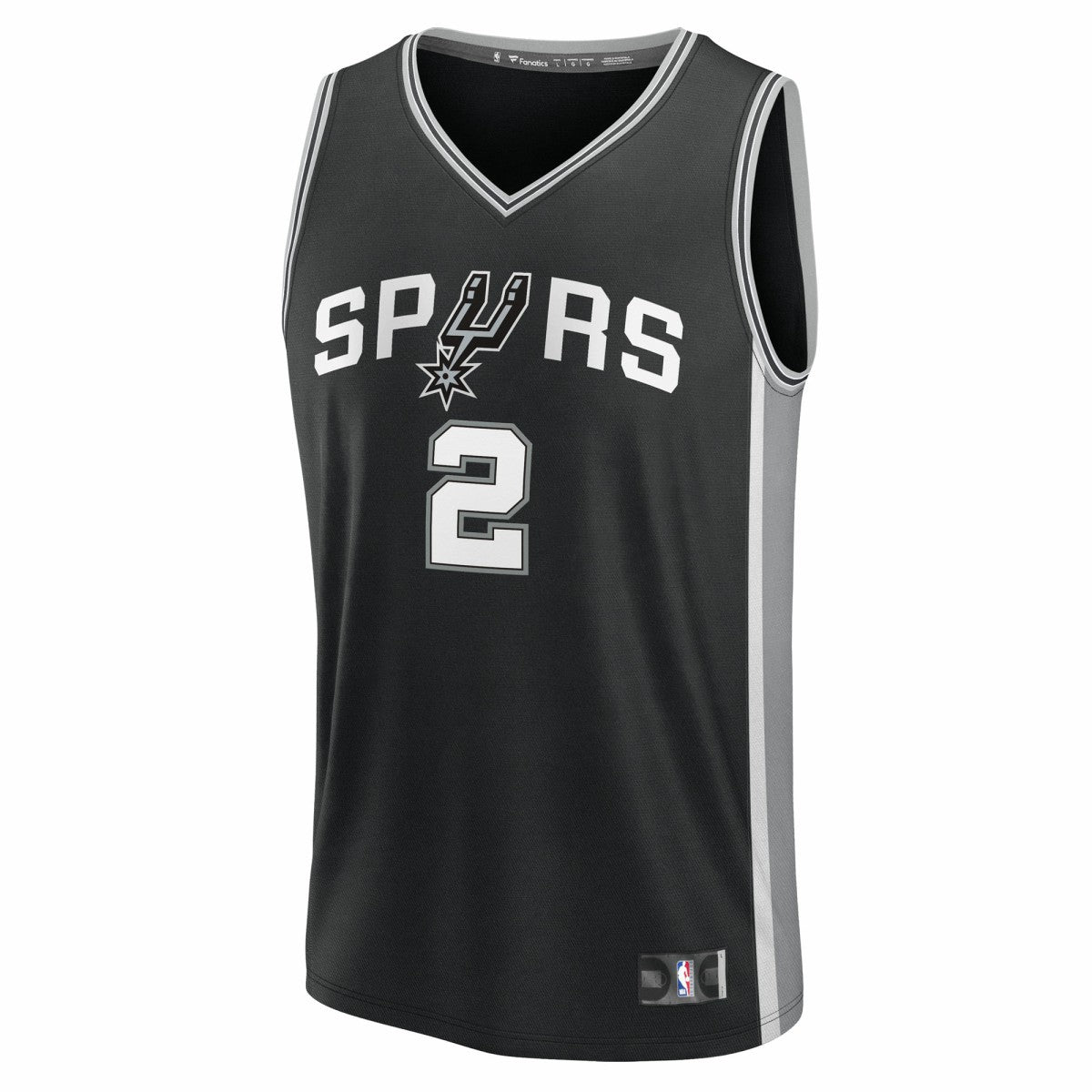 Dylan Harper San Antonio Spurs 2025 NBA Draft First Round Pick Fast Break Replica Jersey Icon Edition Black | Fanatics for sale