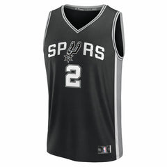 Dylan Harper San Antonio Spurs 2025 NBA Draft First Round Pick Fast Break Replica Jersey Icon Edition Black | Fanatics for sale