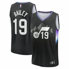 Ace Bailey Utah Jazz Youth 2025 NBA Draft First Round Pick Fast Break Replica Jersey Statement Edition Black | Fanatics online