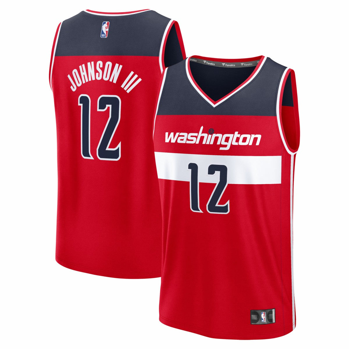 Tre Johnson III Washington Wizards Youth 2025 NBA Draft First Round Pick Fast Break Replica Jersey Icon Edition Red | Fanatics outlet