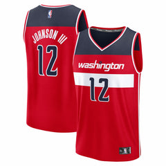 Tre Johnson III Washington Wizards Youth 2025 NBA Draft First Round Pick Fast Break Replica Jersey Icon Edition Red | Fanatics outlet