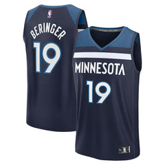 Joan Beringer Minnesota Timberwolves 2025 NBA Draft First Round Pick Fast Break Replica Jersey Icon Edition Navy | Fanatics online