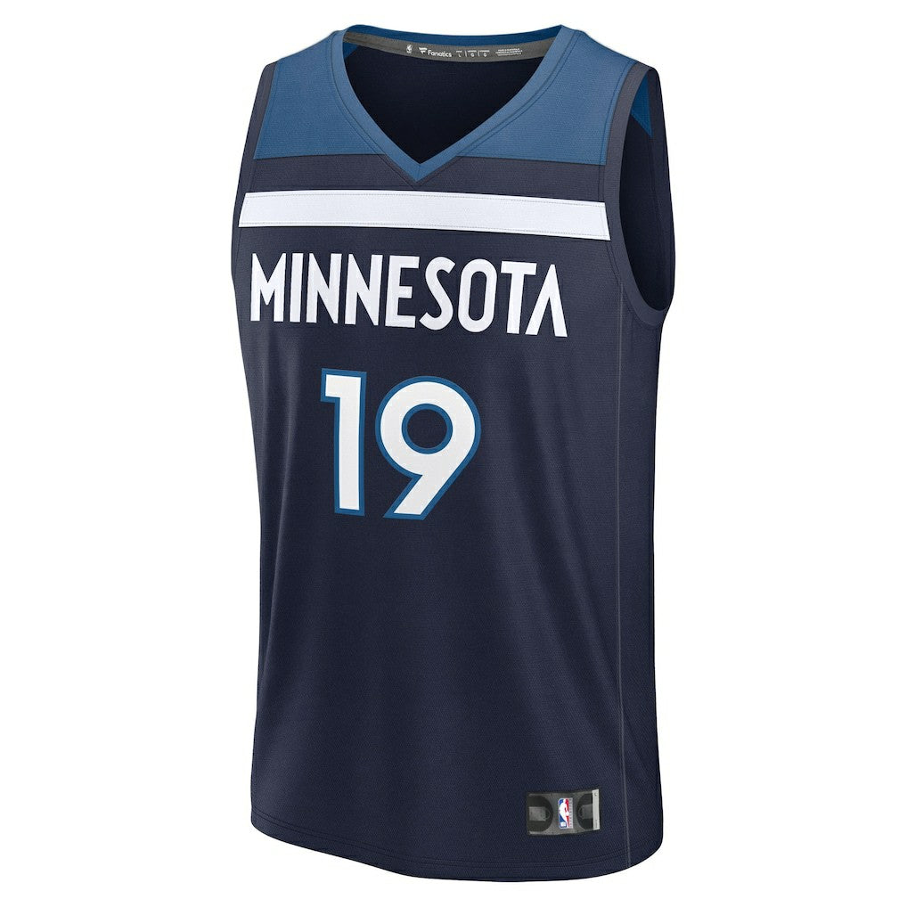 Joan Beringer Minnesota Timberwolves 2025 NBA Draft First Round Pick Fast Break Replica Jersey Icon Edition Navy | Fanatics online