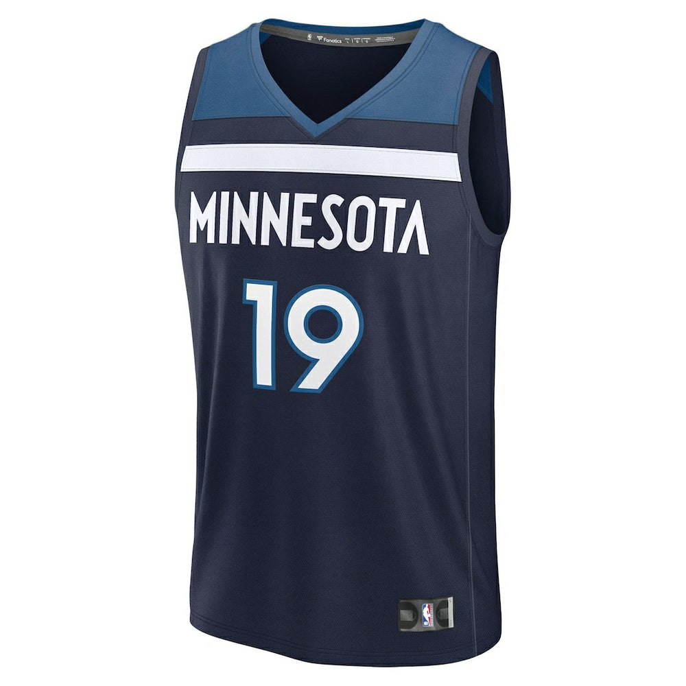 Joan Beringer Minnesota Timberwolves 2025 NBA Draft First Round Pick Fast Break Replica Jersey Icon Edition Navy | Fanatics online