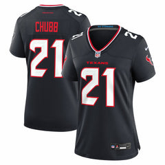 Nike Nick Chubb Houston Texans Women's Team Game Jersey Navy
